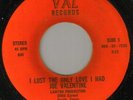 Northern Soul - Joe Valentine - I Lost The Only Love I Had ** LISTEN **