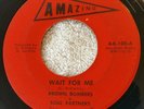 BROWN BOMBERS AMAZING 45 100 WAIT FOR ME SOUL PARTNERS RARE DETROIT JUST FUN $$$