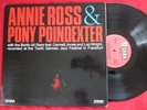 ANNIE ROSS & PONY POINDEXTER ON SABA GERMAN ORIGINAL 1st TREE LABEL STEREO NM