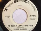 DONNIE McGOWEN It's Been A Long Long Time TANGERINE Promo R&B/NORTHERN Listen