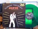 LP GREEN VINYL ELVIS PRESLEY THE GREATEST SHOW ON EARTH SINGING DUETS WITH...