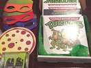 Teenage Mutant Ninja Turtles Let's Kick Shell Pizza Box xx/25 Vinyl Records 7in