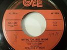 Frankie Lymon & Teenagers. Why Do Fools Fall In Love 1955 GEE 45 rpm. VG. LISTEN
