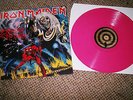 Iron Maiden ?– The Number Of The Beast LP Pink Vinyl Record NM Condition