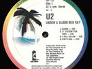 U2 -Under A Blood Red Sky- 1980's CANADIAN Columbia House LP  WHITE PALM LABELS 