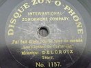 ZON-O-PHONE 1157 DELCROIX j'ai fait trois fois le tour du monde