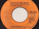 DAVID BOWIE - Amsterdam / Sorrow -  EL SALVADOR PROMO 45 /  1973