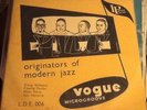 ORIGINATORS OF MODERN JAZZ - Dizzy Gillespie, Miles Davis. UK Vogue 10' LP. 1952