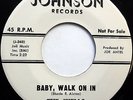 The SHELLS 45 Baby Walk On In / Sweetest One JOHNSON label promo DOO WOP mg416