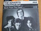 ADVERTS 7” Television’s Over 1978 EX/M different GERMAN COVER punk PISTOLS CLASH