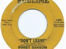 RARE NORTHERN SOUL   BOBBY SANSOM   