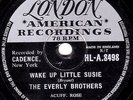 1958 CLASSIC UK#2 EVERLY BROTHERS 78 