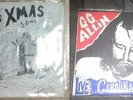 GG Allin Carolina In My Ass REPO Grey/Marbled Vinyl & Xmas Song Split Afterbirth