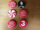 RARE COMPLETE THE WHITE STRIPES BUTTON SET Sympathy SFTRI Jack White Third Man