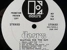 The Doors ?– Waiting For The Sun Elektra ?– EKS 74024 White Label Promo Unipak