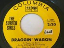 THE SURFER GIRLS RARE GIRL GROUP BEACH BOYS SOUND COLUMBIA PROMO  DRAGGIN WAGON