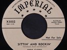 EDDIE CLETRO: Sittin' And Rockin' / Daniel Boone 45 (dj) rare Rockabilly