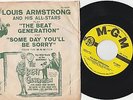 Louis Armstrong - Beat Generation (movie) - w/PS - Mamie Van Doren