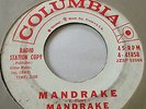 RARE ROCKABILLY PROMO 45/ MANDRAKE 