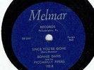 UNUSUAL LABEL 78 : BONNIE DAVIS & PICCADILLY PIPERS ON MELMAR, PA 102