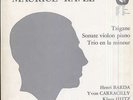 HEITZ, CARRACILLY, BARDA, RAVEL Sonate, Trio, Tzigane French LP CALLIOPE 1822