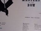 Masters of The Bow 4 Disc Original MB von Vecsey, Prihoda, Spalding, Auer, etc.