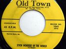 KEYTONES 45 Seven Wonders Of The World / A Fool In Love DOO WOP Original mg497
