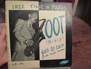 rare french  lp 10' original zoot sims goes to town jazz time in paris