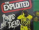THE EXPLOITED - Punks Not Dead   GREEN SPLASH VINYL LP
