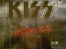 KISS REVENGE blue marble vinyl Lp mint