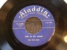 THE FIVE KEYS 45 DEEP IN MY HEART ORIG. ALADDIN 3245 BLUE LABEL DOO WOP  R&B