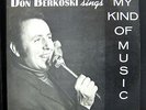 Don Berkoski - My Kind Of Music LP VG+ 801 1973 Signed Private Rock Vinyl Record