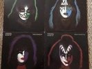 KISS Solo Albums  Vinyl LP Four Set Jigsaw Poster Gene, Paul, Ace ,Peter