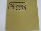 DEEP PURPLE 24 carat purple RARE 1981 SPAIN 3RD EDITION PURPLE LP EX-