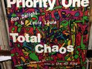 ** Priority One ** Total Chaos Lp Tuff City Records Promo Random Rap 45 King