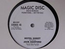 JACK ASHFORD-HOTEL SHEET-WLP on MAGIC DISC PRIVATE DISCO BOOGIE 12