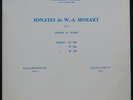 Deva FAR 01 - ALFRED LOEWENGUTH / FRANCOISE DOREAU - Mozart - LP
