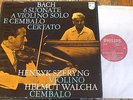 6700 017 Bach 6 Violin Sonatas / Szeryng / Walcha 2 LP box