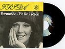 6114 FRIDA (ABBA) - FERNANDO - VERY RARE NORWAY ONLY 45/PS HER RAREST SINGLE