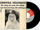 6097 AGNETHA (ABBA) - EN SÅNG OM SORG OCH GLÄDJE - SWEDEN 45/PS