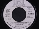LARRY RICE: Love Looks So Good On You / Same 45 (dj) Soul