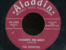 45pc-R&B vocal group-ALADDIN 3309-The Monitors