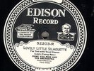 177p.  Edison Electric DD 52203 - Lovely Silhouette & Sombody New - Duke Yellman