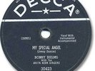 BOBBY HELMS Rock'n Roll 78 RPM Record. My Special Angel
