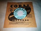 RARE ROCKABILLY 45 JOHNNY BURNETTE EAGER BEAVER BABY CORAL PROMO 9-61829 MINT