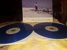 RARE PINBACK BLUE SCREEN LIFE LIMITED EDITION DOUBLE BLUE LP'S