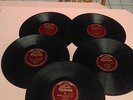 Victrola One-Sided 12” 78  FIVE ENRICO CARUSO THAT'S 5 RECORDS FREE SHIP