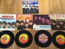 BEATLES PICTURE SLEEVES 5 PICTURE SLEEVES 4 RECORDS CAPITAL AND 1 COLLECTABLES