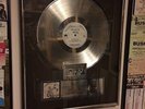 METALLICA - And Justice For All - Platinum RIAA award