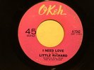 northern soul LITTLE RICHARD I Need Love OKEH M-  listen